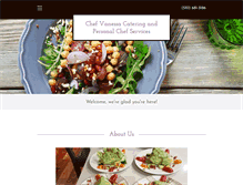 Tablet Screenshot of chefvanessa.com